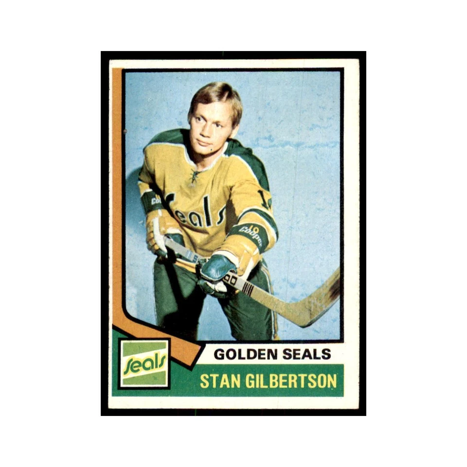 Stan Gilbertson 1974 Topps #223 Hockey Cards Hockey Card EX - Image 1 of 3