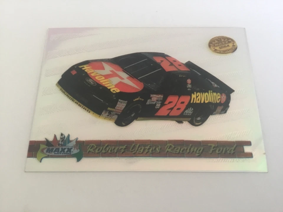 1994 Maxx Medallion Parallel #67 Robert Yates Racing Ford ClearChrome - RARE - Image 1 of 2