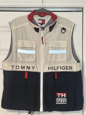 Tommy Hilfiger Chaleco de Vela Vintage Hombre L Foto 1 de 4