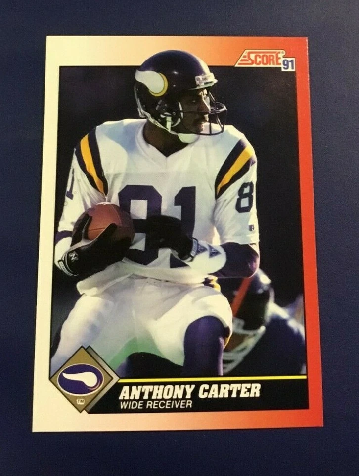 1991 Score # 182 ANTHONY CARTER Minnesota Vikings Set Break  - Image 1 of 1