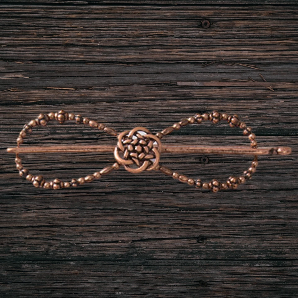 Lilla Rose Flexi - Clip #2763 Burnished Copper Knot Barrette - Image 1 of 1