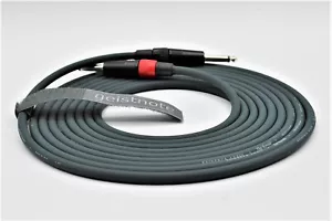 Cavo per strumenti 3' ~ EA Reveal 3 piedi silenzioso, oro o nichel spine ~ BORSA GRATUITA - Foto 1 di 7