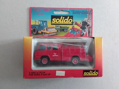 CAMION POMPIERI  SOLIDO  TONER GAM I  BERLIET CAMIVA N°2107  METALLO  COME NUOVO - Immagine 1 di 3