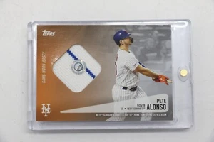 TOPPS Pete Alonso Record 51st Home Run as a Rookie Game Worn Jersey Card - Bild 1 von 8