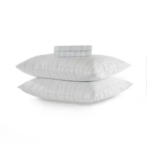 Rachel Ashwell Couture Westminster blau weiß Streifen 4P VOLLES LAKEN-SET NEU $ 354 - Bild 1 von 10