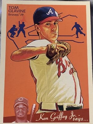 2008 Upper Deck Goudey Baseball #13 Tom Glavine Atlanta Braves Baseball Card - Image 1 of 2