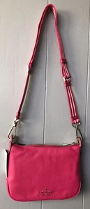 Bandolera pequeña Kate Spade Rosie. Rosa. Correa rosa y blanca. Nuevo con etiqueta. - Imagen 1 de 12