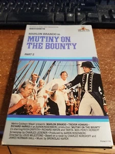 Mutiny On The Bounty  VHS MGM Part 2  Marlon Brando Very Good big box - box only - Picture 1 of 3