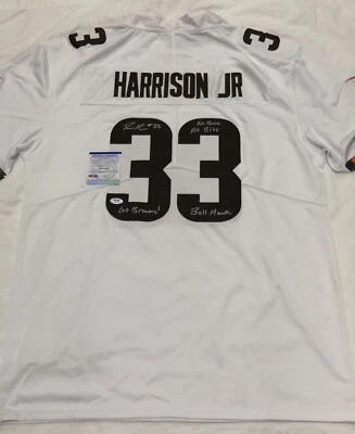 Camiseta deportiva firmada por Ronnie Harrison autografiada de los Cleveland Browns PSA/ADN Foto 1 de 3