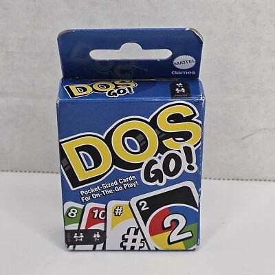 DOS Go! Pocket-Sized Card Game Travel Mini For On The Go Play Mattel Games - Image 1 of 4