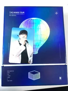 BTS Die Flügel-Tour in Seoul 2017 DVD vollständiges Set Fotokarte SUGA YOONGI - Bild 1 von 10