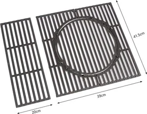 Gusseisen Grillrost 41,5 x 59cm für Enders Chicago 3, Switch Grid Rost-in-Rost - Bild 1 von 5