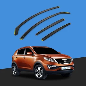 KIA SPORTAGE MK3 2010-2015 5 Door SUV Wind Deflectors 4pc Tinted - Picture 1 of 10