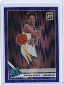 2019-20 Optic Jordan Poole Warriors Rated Rookie Purple Shock Holo - Picture 1 of 1