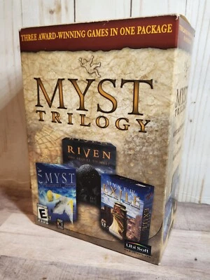 MYST Trilogy PC CD-ROM Box Set RIVEN & EXILE Still Sealed MAC / PC - Image 1 of 4