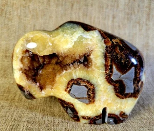 Zuni Fetisch geschnitzter Stein Geode Beton Büffel Bison Mid Century Modern selten - Bild 1 von 5