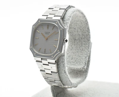 Vintage 1980 [ EXC＋5 ] SEIKO CREDOR 8420-5010 Silver Quartz Women's Watch JAPAN - Image 1 of 4