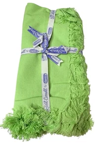 April Cornell Leaf Green 100% Cotton Napkin Set of 6 New 18 X 18 New - Picture 1 of 6
