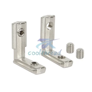 50pcs 2020 Joint L Bracket Connector Hardware for 2020 Aluminum Extrusion - Picture 1 of 1