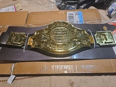 Championship Title Belt Boxing Wrestling UFC Adult Costume WWE AEW Halloween New - Image 1 of 4