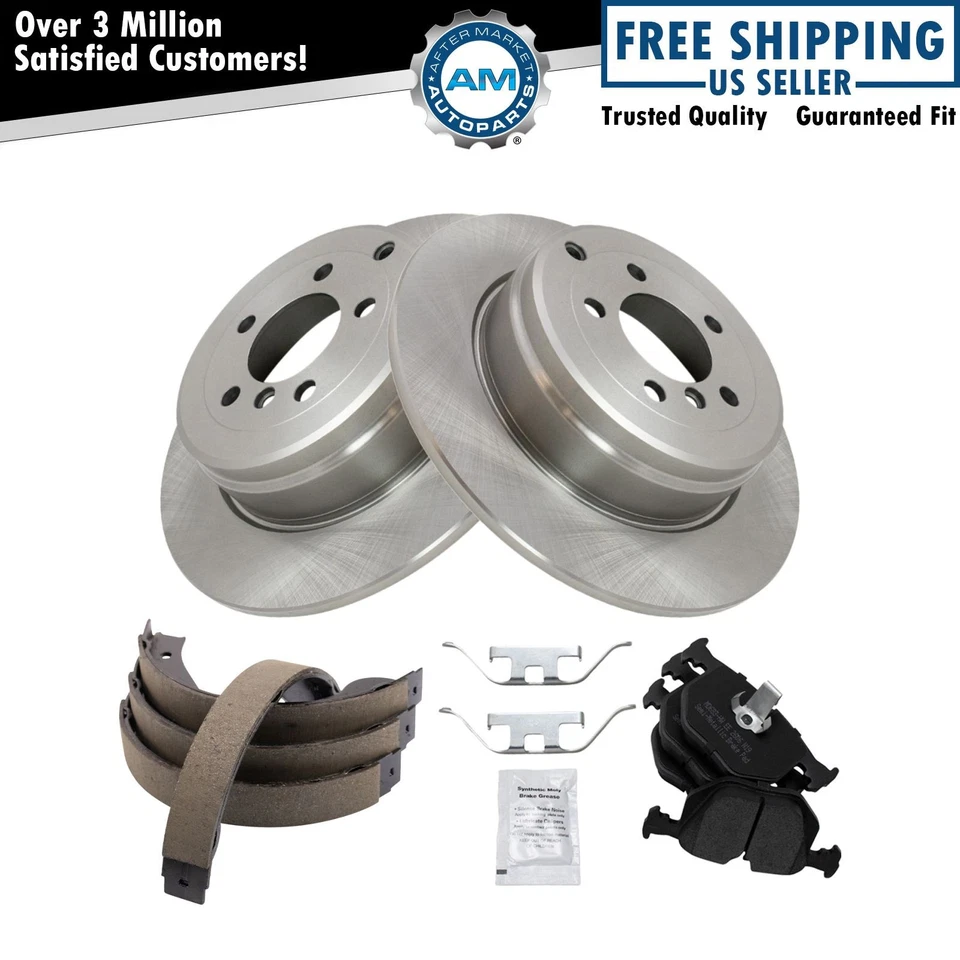 Kit de pastillas de freno trasero y rotor para Land Rover Range Rover 2003-2005 Foto 1 de 4