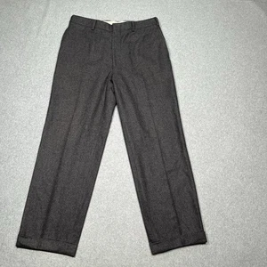 Vintage Steven Giles Wolle Anzughose Herren 36x31 Plissee Falten Bündchen USA - Bild 1 von 19