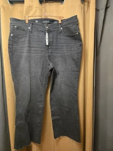 New J.Crew size 35 black '03 kickout jeans - Bild 1 von 5