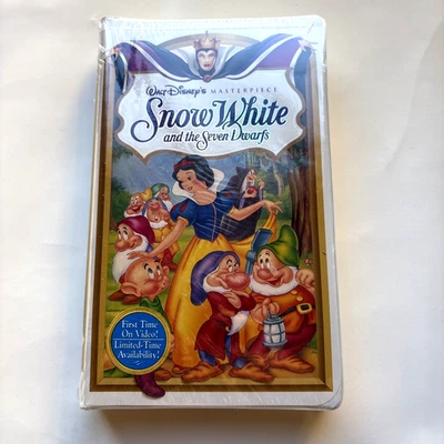 🔥 WALT DISNEY MASTERPIECE COLLECTION - Snow White VHS tape RARE 1524 Edition 💎 - Image 1 of 4