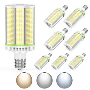 8X 120W LED Corn Bulb E39 Mogul Base Warehouse Shop Light Adjustable 5700K~4500K - Picture 1 of 18