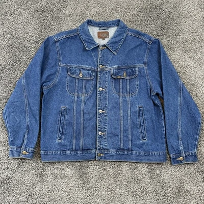 Chaqueta vaquera LEE para hombre LM45128DS Trucker XL vintage lavado oscuro Foto 1 de 4