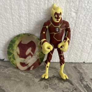 Ben 10 Heatblast Inferno Action Figure e Card Lenticolare cm. 10 - Foto 1 di 2
