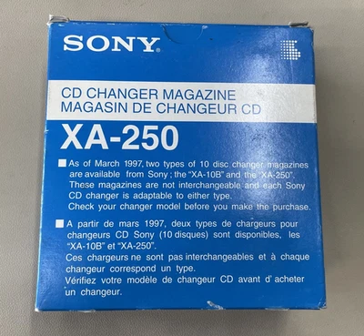 Sony 10-Disc CD Changer Magazine for 12cm/5in CD, XA-250, NOS - Image 1 of 4
