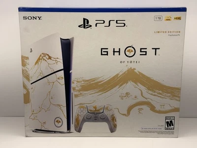 PlayStation 5 Console Ghost of Yotei Gold Limited Disk Edition Bundle (New) - Image 1 of 4