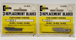Vintage Stanley Tools 11-410, Replacement Blades for Stanley Hobby Knife 10-410 - Picture 1 of 3