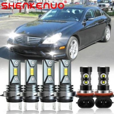 Para Mercedes-Benz CLS550 2007 2008 2009-2011 - 6x faros LED + bombillas antiniebla Foto 1 de 4
