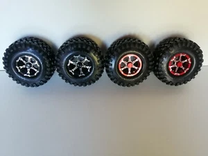 4pcs RC 1/10 1.9 Tires Traxxas 117mm, Alum Rim - Zdjęcie 1 z 5
