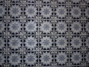 Wachstuch abwaschbare Tischdecke Meterware Eckig Spitzen 7803-6 - Bild 1 von 1
