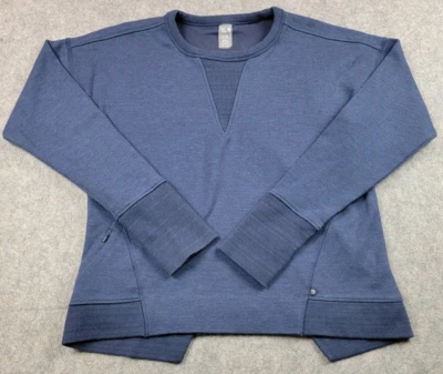 Moletom Mountain Hardwear feminino grande azul pulôver ativo ao ar livre - Imagem 1 de 4