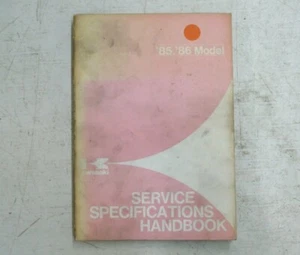 KAWASAKI 85/86 MODELO TALLER ESPECIFICACIONES MANUAL DE SERVICIO 99926-1010-01 - Imagen 1 de 5
