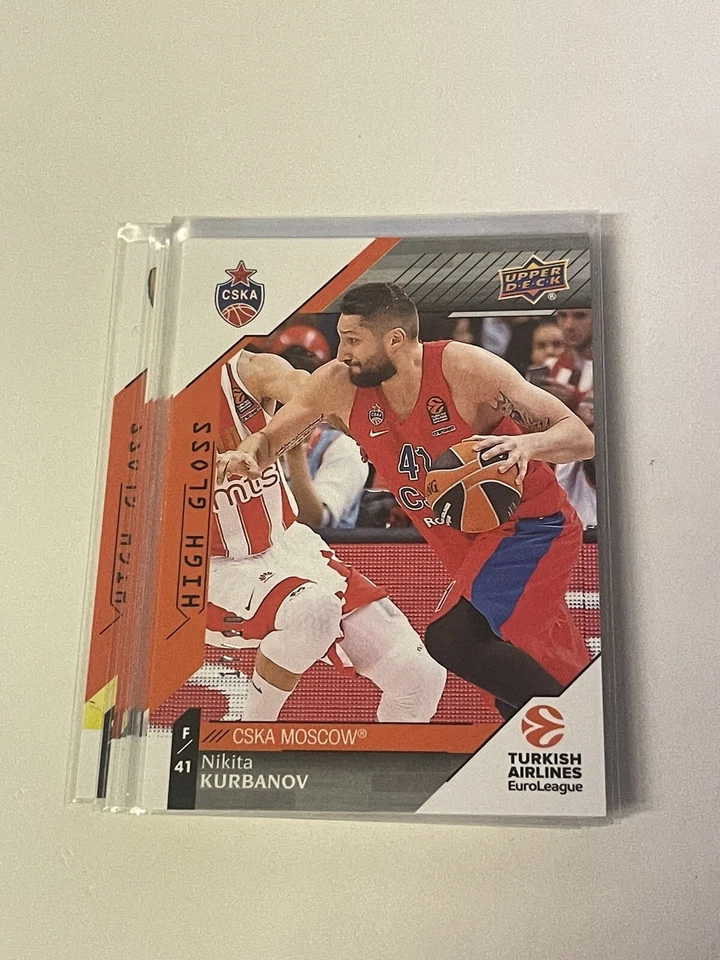 2017-18 Upper Deck Euro League HIGH GLOSS Basketball Singles You Pick - Image 1 of 1