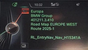NEW BMW Road Map Europe Route WEST/ EAST 2025-1 Map Update. Actulizacion mapas - Imagen 1 de 2