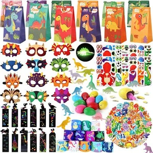 Dinosaur Party Favors For 12 Kids, Dinosaur Birthday Party Supplies, Dinosaur... - Picture 1 of 7
