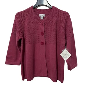 NWT Preswick & Moore Womens Cardigan Sweater 2X Corporate Office Present Gift - Picture 1 of 4