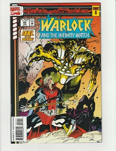 Warlock And The Infinity Watch #24 Starlin Grindberg Blood Thunder 7.0 1994 F/VF - Picture 1 of 2