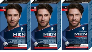 Schwarzkopf Men Perfect 80 Black Brown Anti Gray Hair Color Gel (pack of 3) - Picture 1 of 2