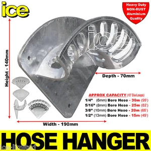 Heavy Duty Steam Cleaner Wall Mounted Jet Wash Hose Holder Storage Tidy Bracket - Picture 1 of 1