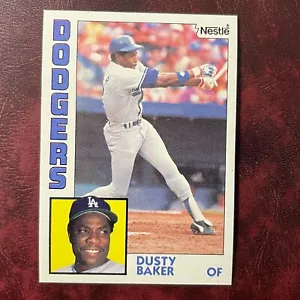1984 Topps NESTLE Set DUSTY BAKER Parallel #40 L.A. DODGERS ** MINT ** - Picture 1 of 1