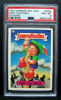 GARBAGE PAIL KIDS, 1987, 11th Series, #444a, Fairy Tale DALE, OS11, PSA 8, NM-MT - Image 1 of 2