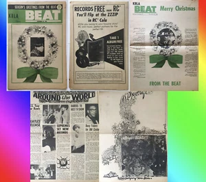 KRLA Beat Vintage Music December 30 1967 Supremes Beatles Rolling Stones BeeGees - Picture 1 of 7