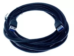 15 foot USB 3.0 Super High Speed Male A to Male A (M/M) Cable - Picture 1 of 2